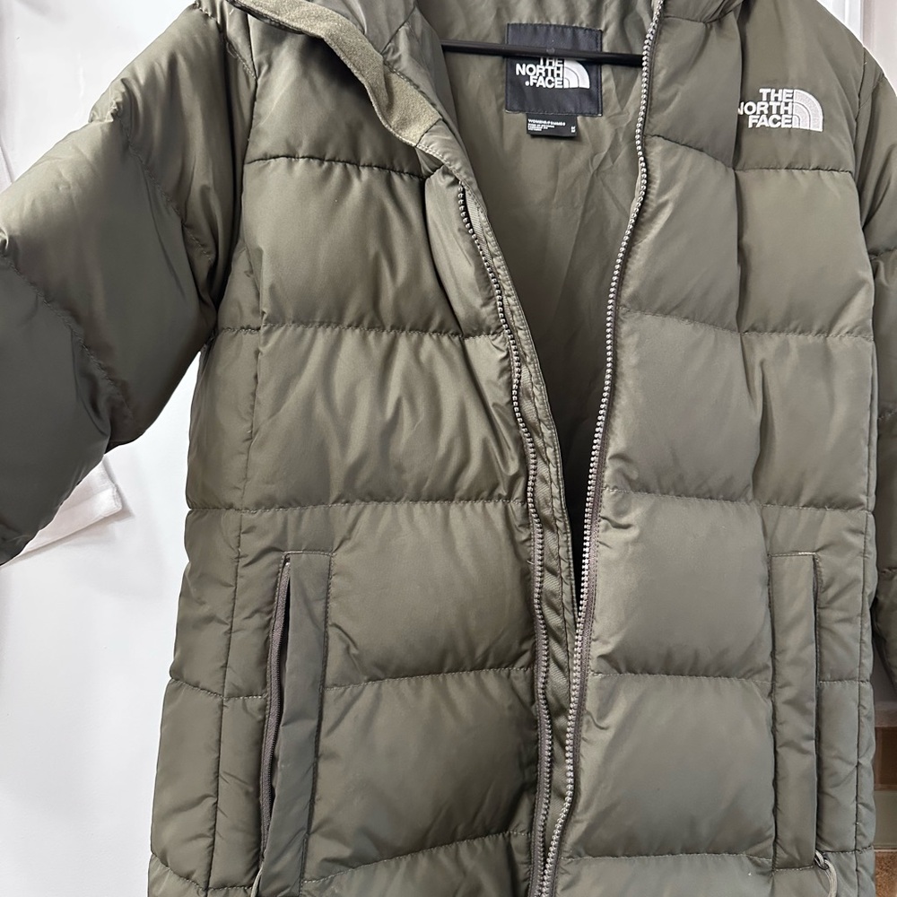 The North Face Olive Puffer Jacket - Picture 6 of 7